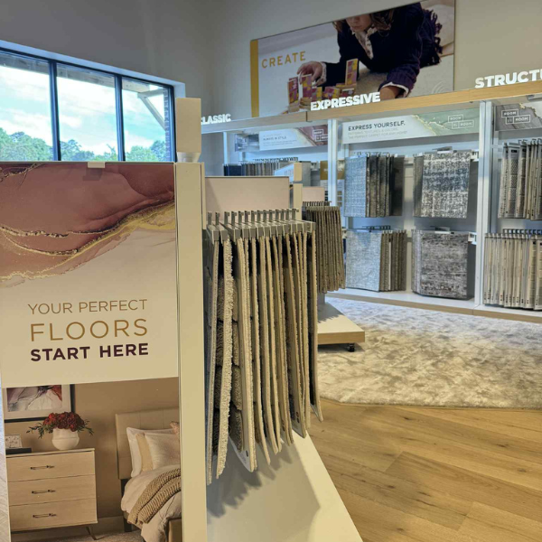Carpet One New Bern flooring display