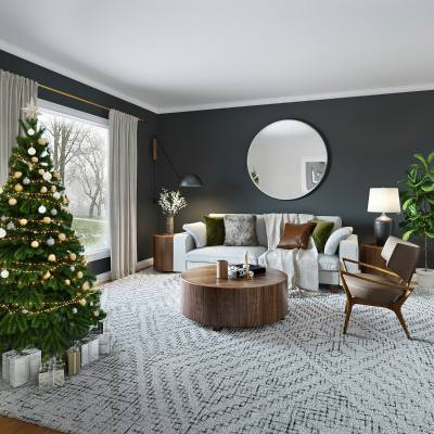 antique holiday look of designer home